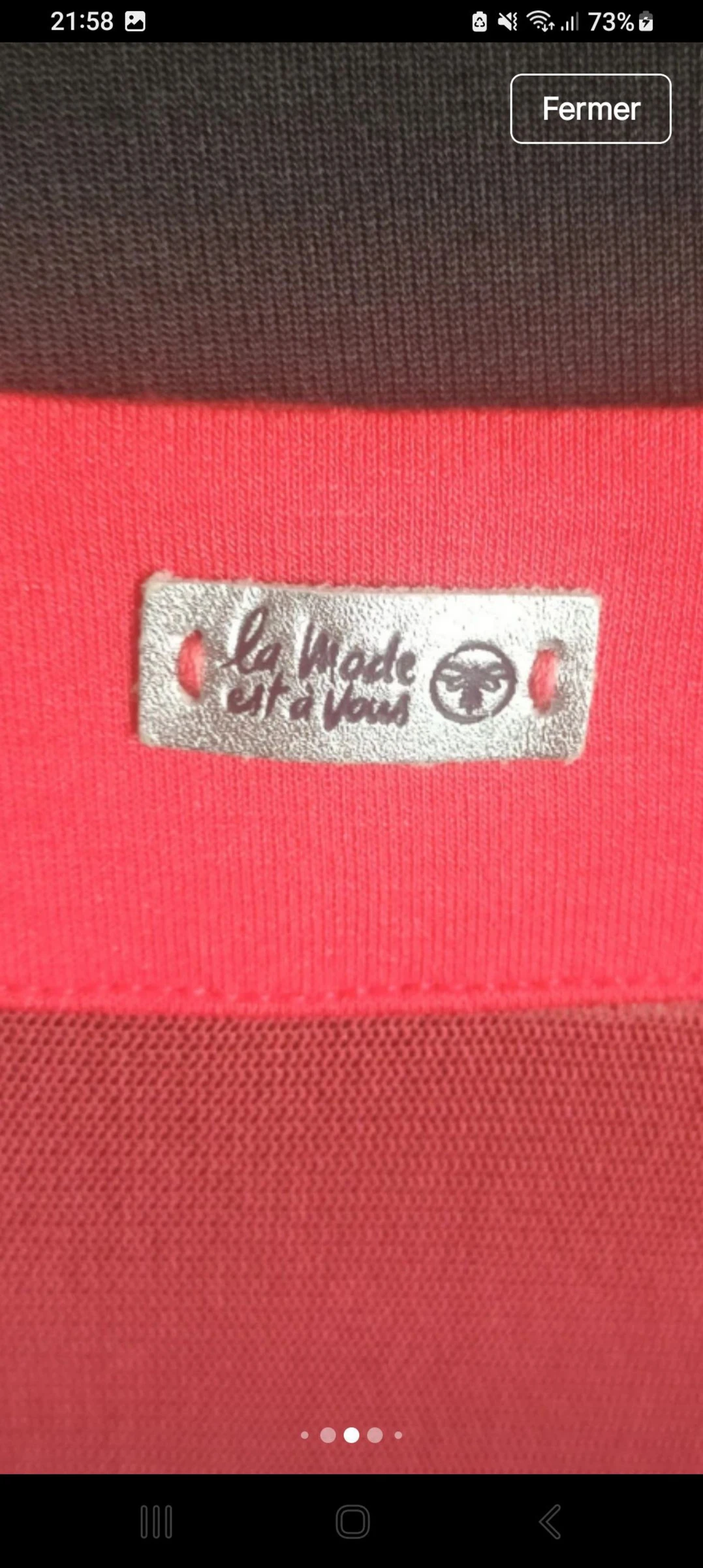 Prachtige halflange ultra chique en vrouwelijke jurk La Mode est à Vous maat 40 – photo 8